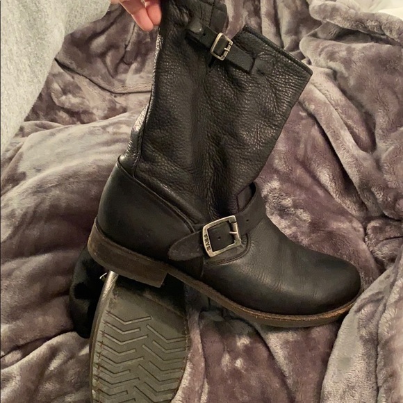 Like new slouchy Frye mid moto - Picture 6 of 6